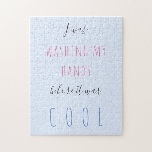 Anpassningsbar text typografi karantän humor lusti pussel (Vertikal)