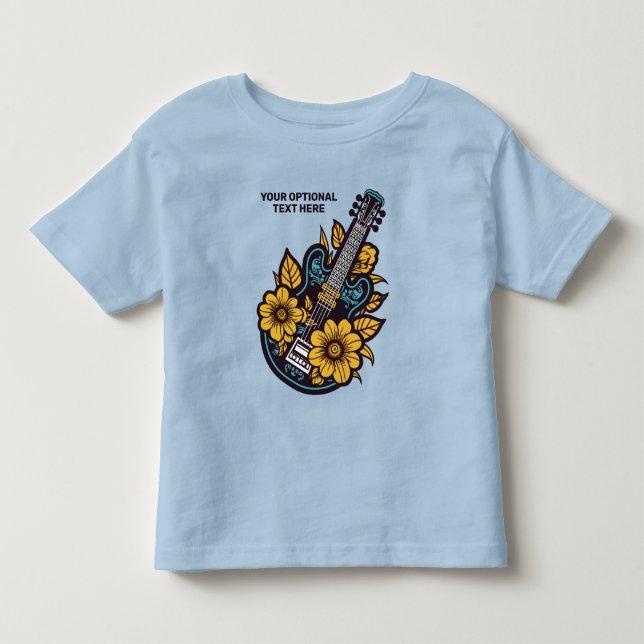 Anpassningsbar Text Ukulele T Shirt (Framsida)