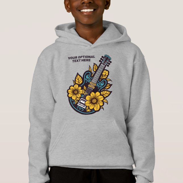 Anpassningsbar Text Ukulele T Shirt (Framsida)