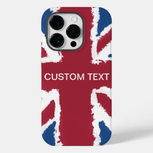 Anpassningsbar Text Union Jack Flagga Art av Heva 