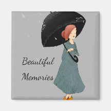 Anpassningsbar Text Vackra minnen, vattenfärgade f