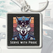 Anpassningsbar Text Varg Gifts for Police Officers