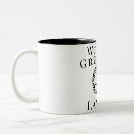 Anpassningsbar Text Världsmästare Lawyer Justice S Två-Tonad Mugg