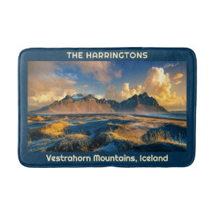 Anpassningsbar Text Vestrahornberg, Island Badrumsmatta