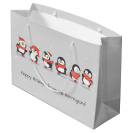 Anpassningsbar text Winter Penguins