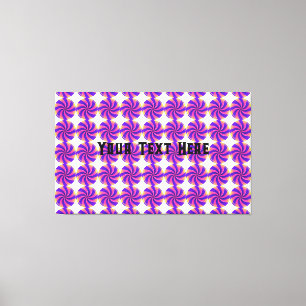 Anpassningsbar textbilden här Textgodisbilden som  Canvastryck