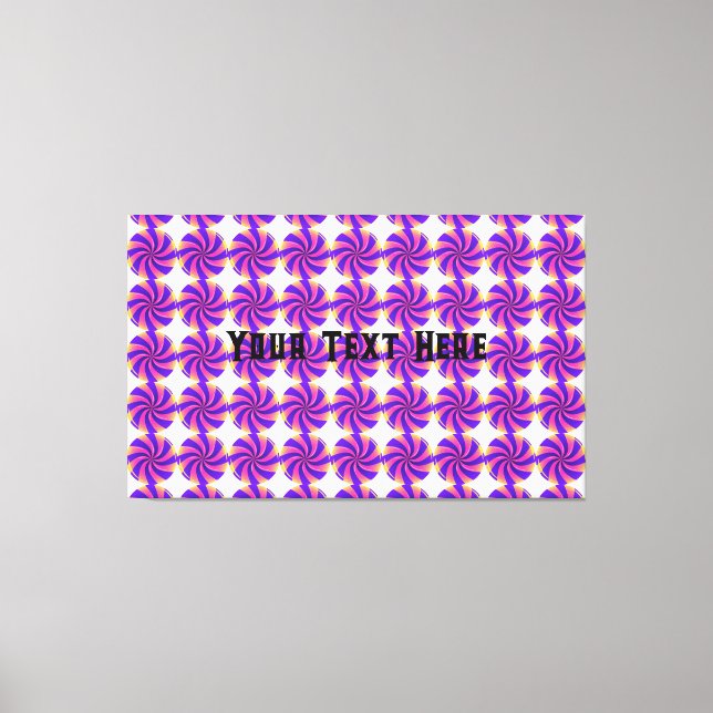 Anpassningsbar textbilden här Textgodisbilden som  Canvastryck (Framsida)