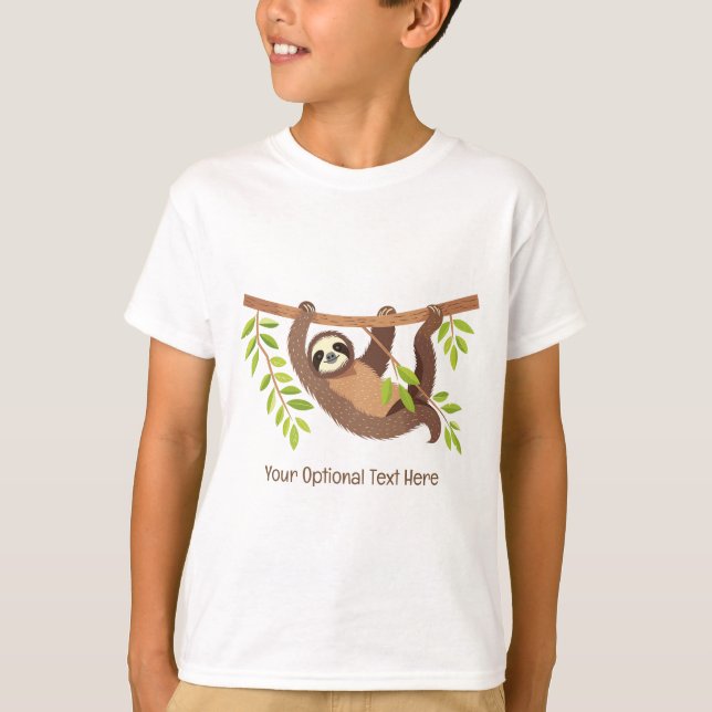 Anpassningsbar Textrack lutning T Shirt (Framsida)