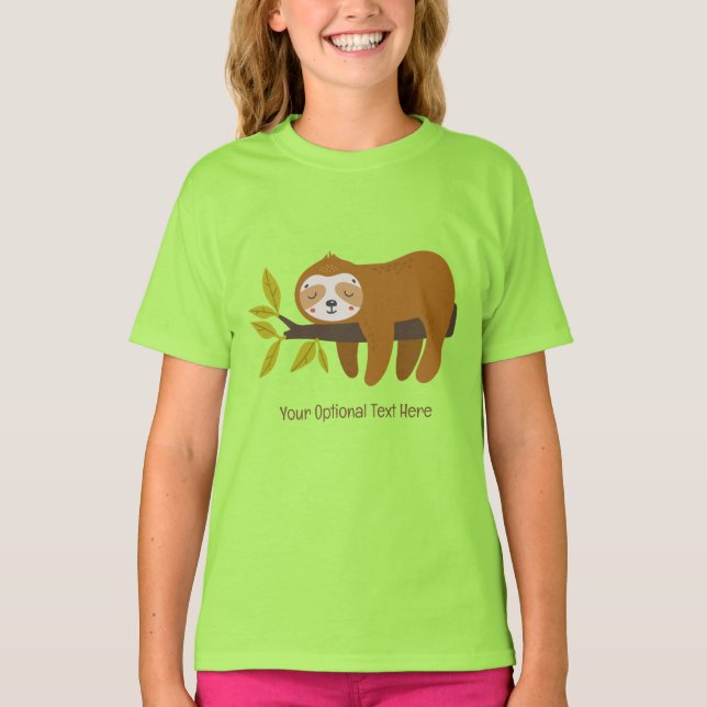 Anpassningsbar Textrack lutning T Shirt (Framsida)
