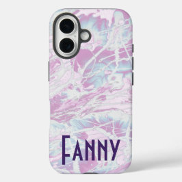 Anpassningsbar textreducering lila monogram