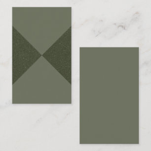 Anpassningsbar Texturerad  Grönt X Mönster Affärsk Visitkort