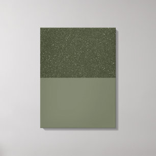 Anpassningsbar Texturerat Moss Grönt Stretched Ka Canvastryck