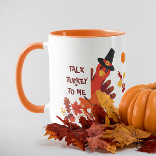 Anpassningsbar Thanksgiving Day Turkietoffert Mugg