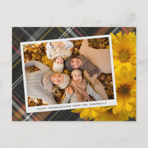 Anpassningsbar Thanksgiving Hälsning på insticksko Vykort