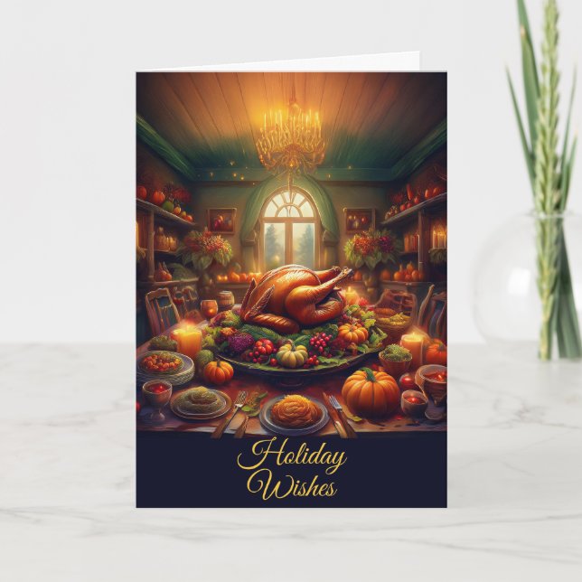 Anpassningsbar Thanksgiving  Kort (Framsida)
