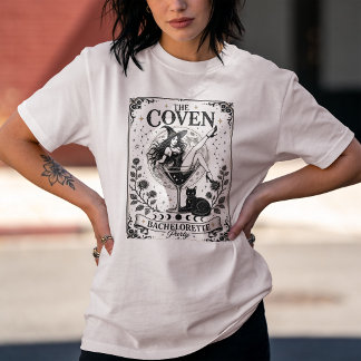 Anpassningsbar The Coven Tarot Card Systerfest T Shirt