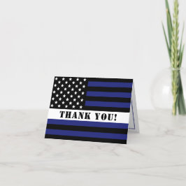Anpassningsbar Thin White Line USA flagga EMS EMS  Tack Kort