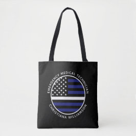 Anpassningsbar Thin White Line USA flagga EMS EMS  Tygkasse