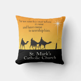 Anpassningsbar Three Wise Manar Star of Bethlehem  Kudde