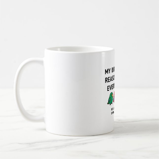 Anpassningsbar Tidigt Fåglar Kaffemugg (Vänster)