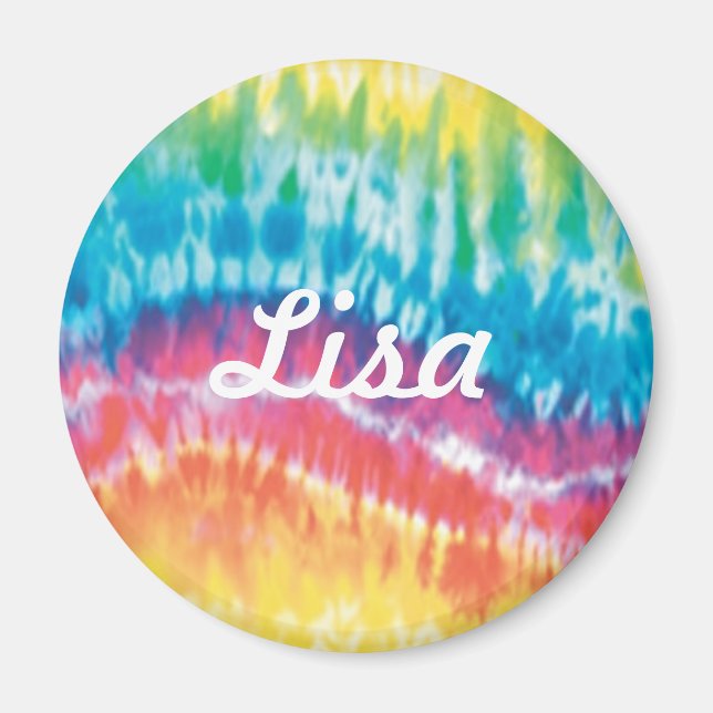 Anpassningsbar Tie Dye Magnet (Framsidan)