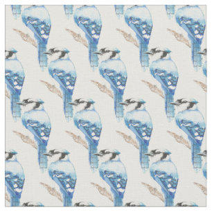 Anpassningsbar tillbaka Färg Blue Jay Bird Nature Tyg
