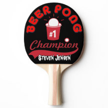 Anpassningsbar tillfogar känd öl Pong paddlar