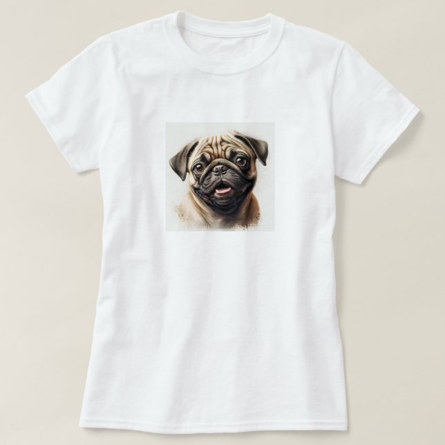 Anpassningsbar Tillhören mitt hjärta till Pet Phot T Shirt (Design framsida)