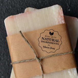 Anpassningsbar tillverkad med naturliga ingrediens stämpel