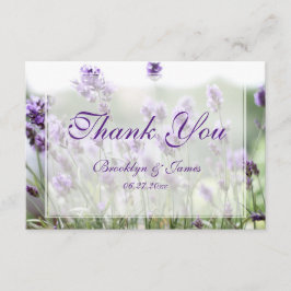 Anpassningsbar Tiny Lavender Bohemian - tackkort Tack Kort