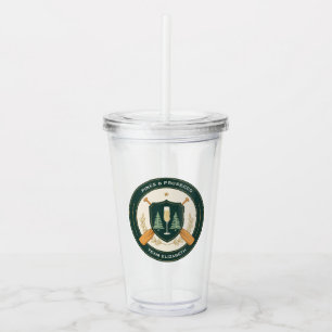 Anpassningsbar tjejlägersemester för bruden take away mugg