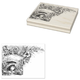 Anpassningsbar Toad Butterfly Template Small Busin Stämpel