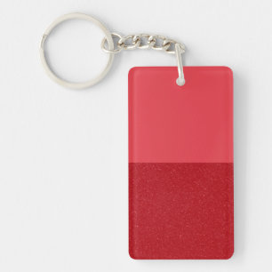 Anpassningsbar Tomato Red Dual Struktur Keychain