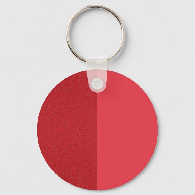 Anpassningsbar Tomato Red Keychain med dubbla Stru Nyckelring (Framsida)