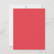 Anpassningsbar Tomato Red-mappade inbjudningskort