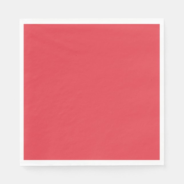 Anpassningsbar Tomato Red Papper Napkins Pappersservett (Framsidan)