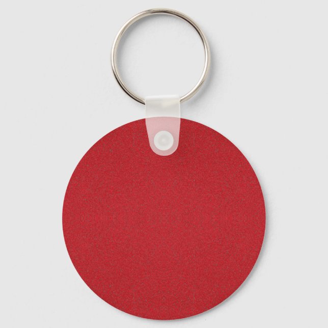Anpassningsbar Tomato Red Round Keychain Nyckelring (Framsida)