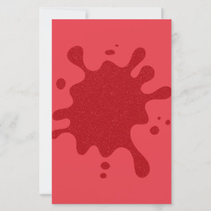Anpassningsbar Tomato Red Splat Design Pappra Laka
