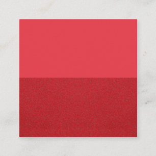 Anpassningsbar Tomato Red Split Square Card Fyrkantigt Visitkort