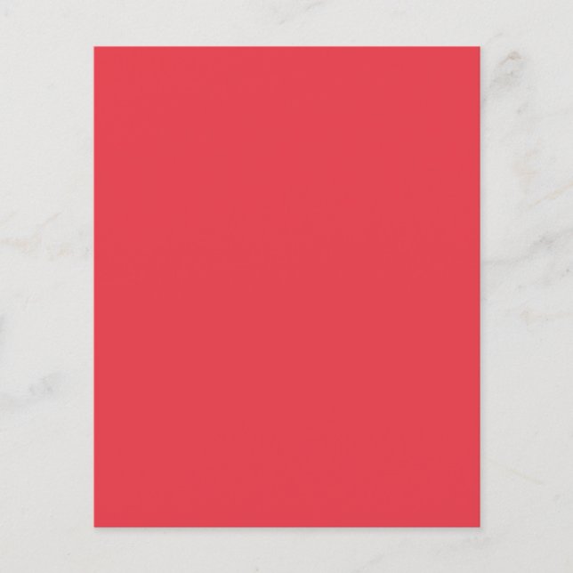 Anpassningsbar Tomato Red Square Flyer (Framsidan)