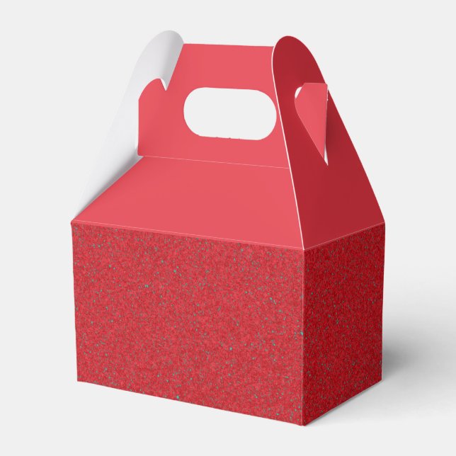Anpassningsbar Tomatröd Ljud Favorit Box Presentaskar (Framsidan Sidan)