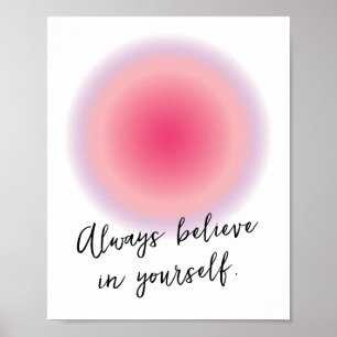 Anpassningsbar Tonåring en positiv, inspirerande c Poster