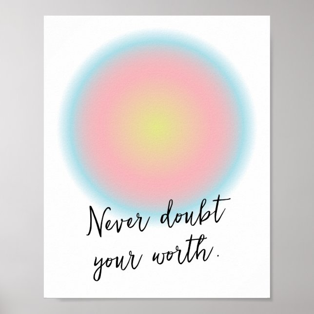 Anpassningsbar Tonåring en positiv, inspirerande c Poster (Framsidan)