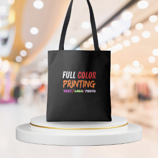 Anpassningsbar Tote bags med Logotyp - Personlig F Tygkasse