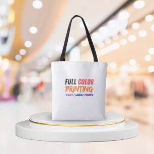 Anpassningsbar Tote bags med Logotyp - Personlig F Tygkasse