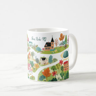 Anpassningsbar Town Namn New Home Gift Kaffemugg
