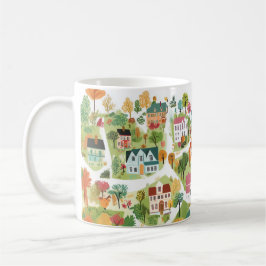 Anpassningsbar Town Namn New Home Gift Kaffemugg
