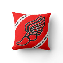 Anpassningsbar Track & Fält Team Namn Dekorativ ku