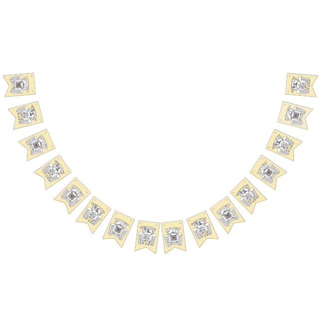 Anpassningsbar Tractor Land Barn Rustic Bröllop Vimplar (Alla)