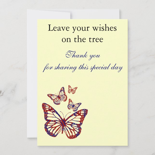 anpassningsbar träd kort (Framsida)